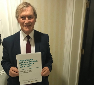 Sir David Amess supports ending to consumer debt